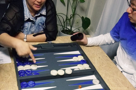 バックギャモン教室